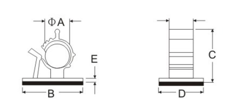 Floor plan: length, height, and width data