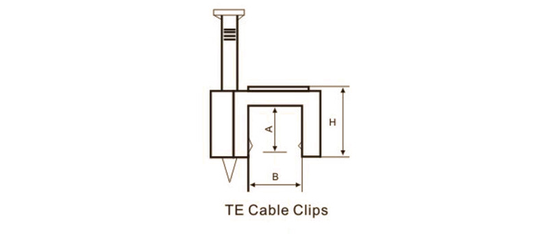 ichnography for TE Cable Clips
