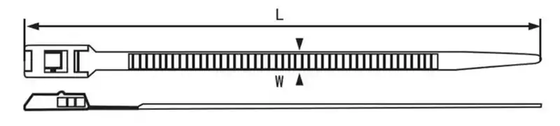 Reverse-Type-Nylon-Cable-Ties-Technical-Information