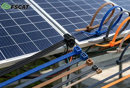 Nylon Cable Ties for Solar Panel Wiring